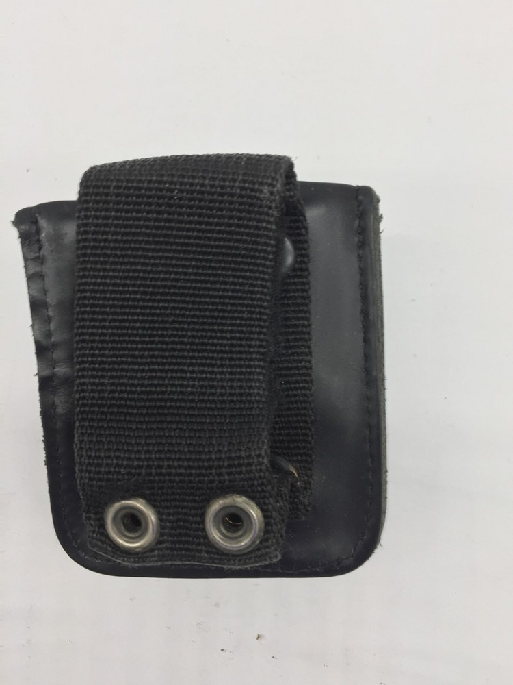 Universal Black Leather Holder Pouch