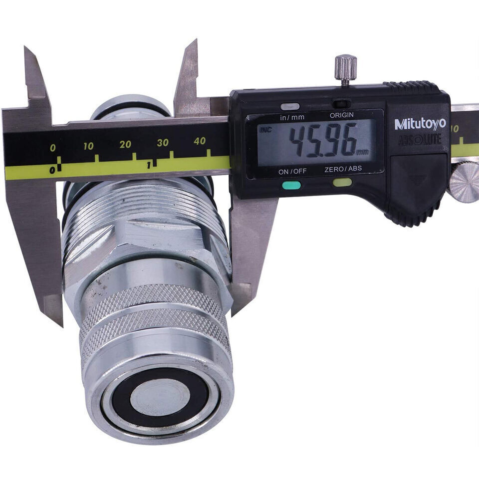 Male & Female Flat Face Coupler Kit for Bobcat 753 863 A220 A300 S205 S220 S250