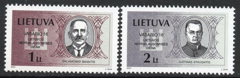 LITHUANIA MNH 2001 National Day