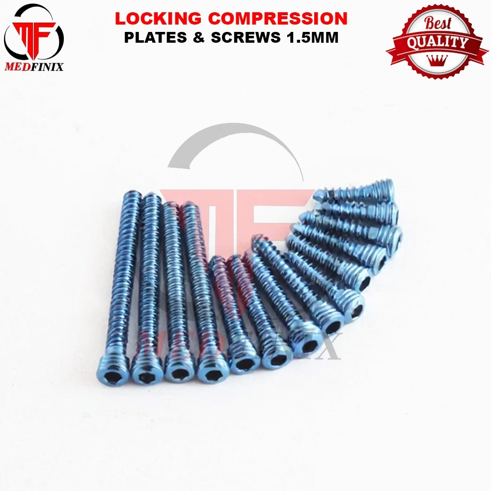 1.5mm Locking Compression Plate & Locking Screw Set & Driver 91 Pcs