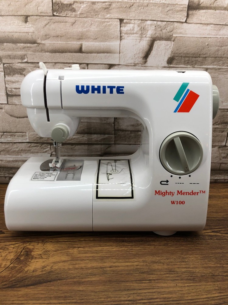 Mighty Mender White Lightweight Portable Sewing Machine Model W100