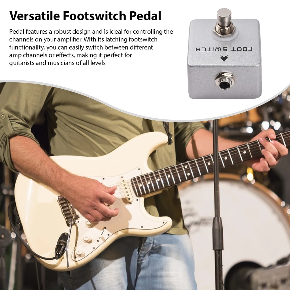 Amp Channel Footswitch Locking Memory Function 6.35mm Mono Output Latching