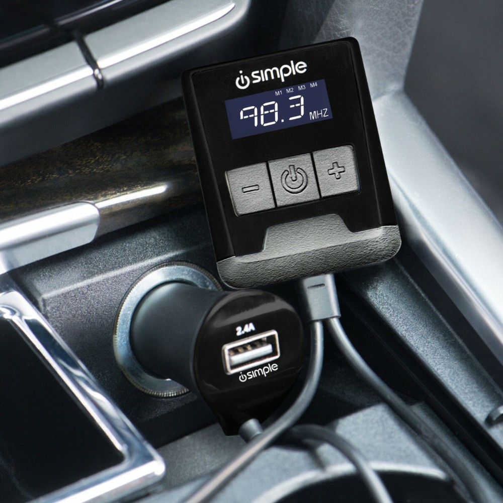 iSimple Universal FM Modulator for Most 3.5mm adapter Enabled Devices - Black