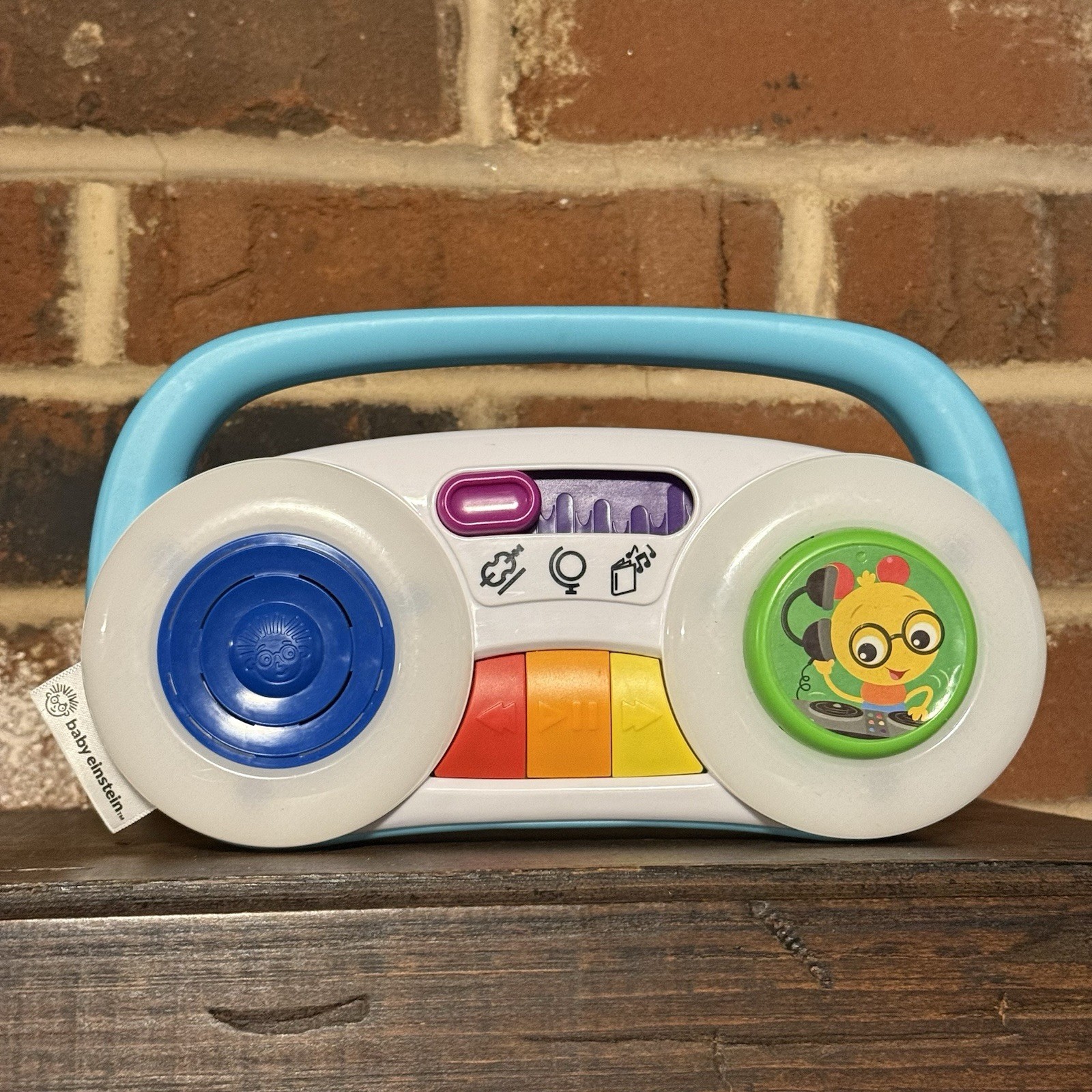BABY EINSTEIN Toddler Jams musical toy 30 melodies 3 stations 12+ months *WORKS