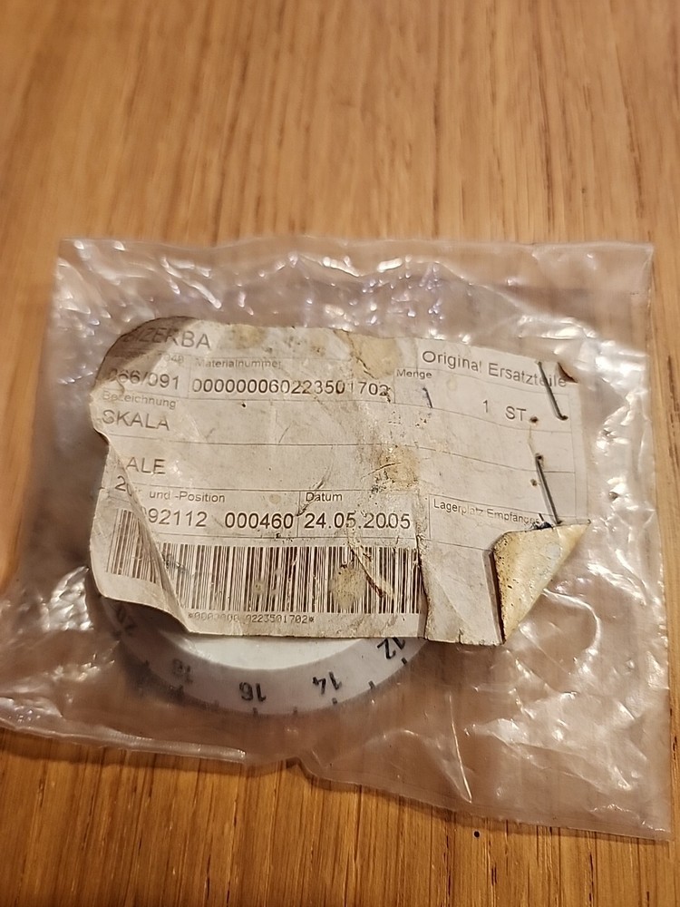 BIZERBA  chart indicator ring 0-24 OEM 60223501702