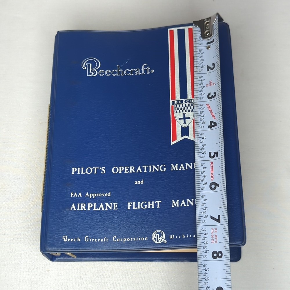 Beechcraft E55 & E55A Baron Pilot's Operating Handbook TE-938, TE-943 1973