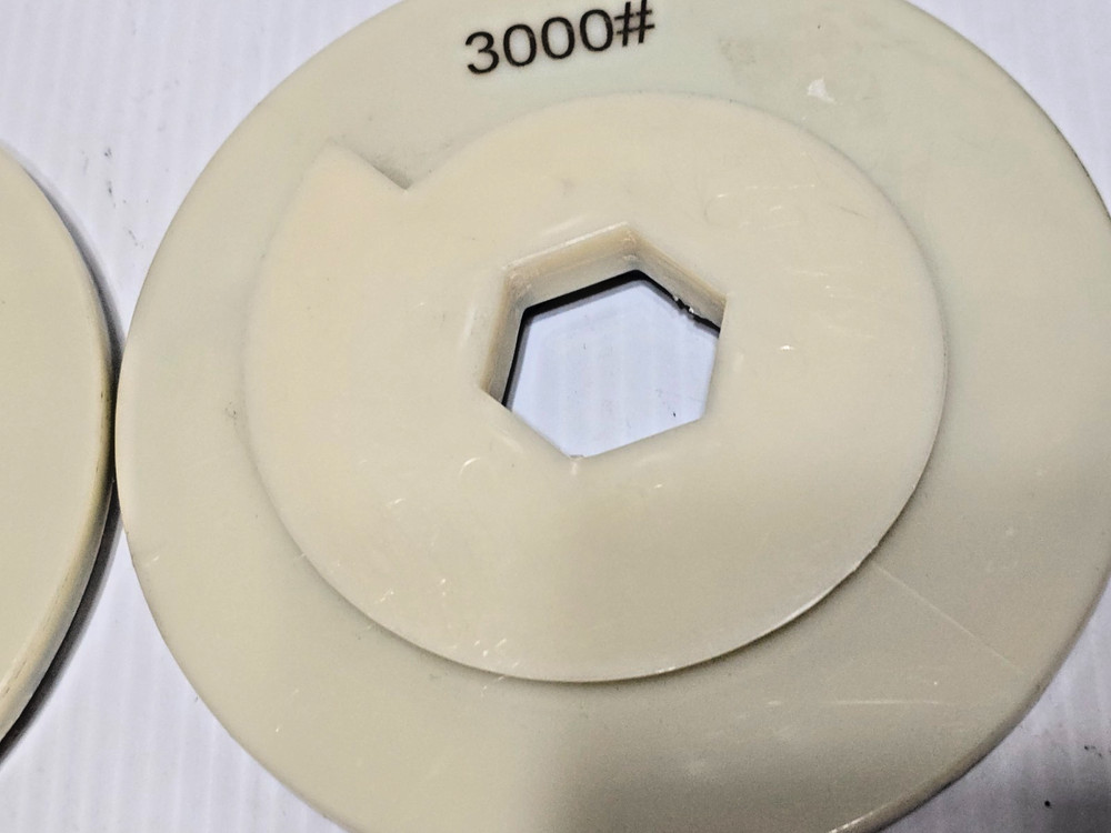 3 PC - #50, #3000 & BUFF Snail Lock Polishing Disc