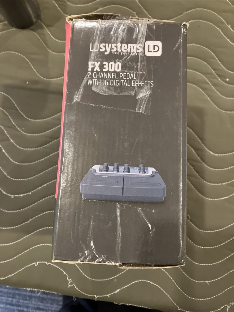 LD Systems FX300 Vocal Effects Processor With 2-Channel Pedal LN