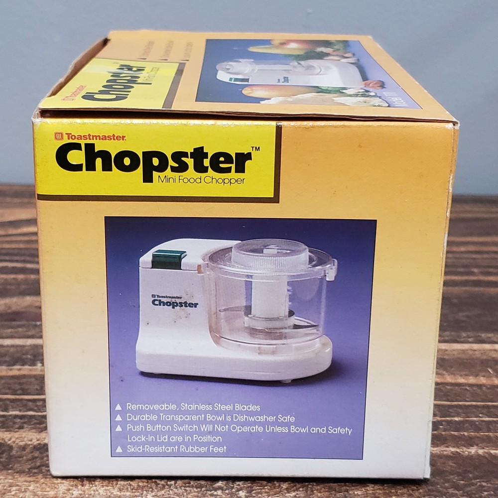 Toastmaster Chopster Personal Food Processor New Open Box