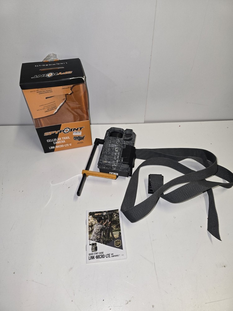 SpyPoint Link-Micro-LTE-V Cellular game camera, security cam, Tested working