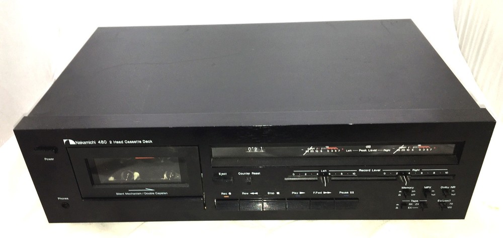 Nakamichi 480 2 head cassette deck Recently Serviced