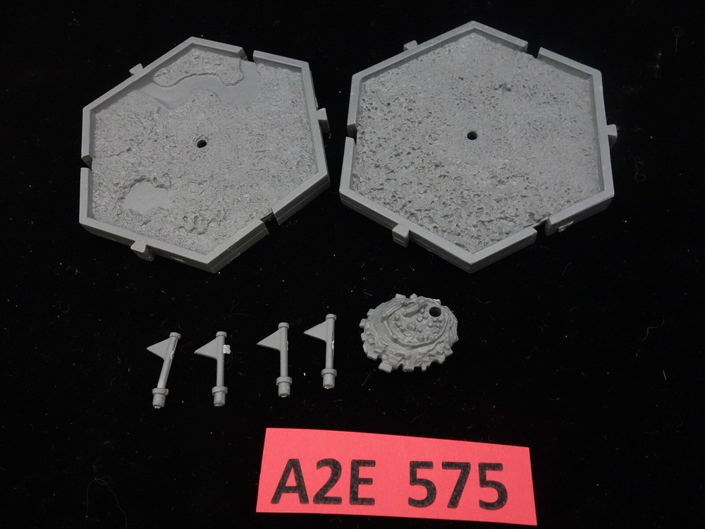 Warhammer Fantasy "Oldhammer" - 2 Mighty Empire Tiles w/ bits (oop plastic)