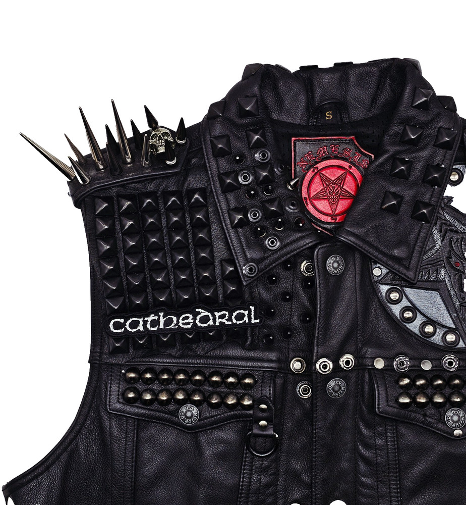 CATHEDRAL WHITE LOGO (shaped border) EMBROIDERED PATCH