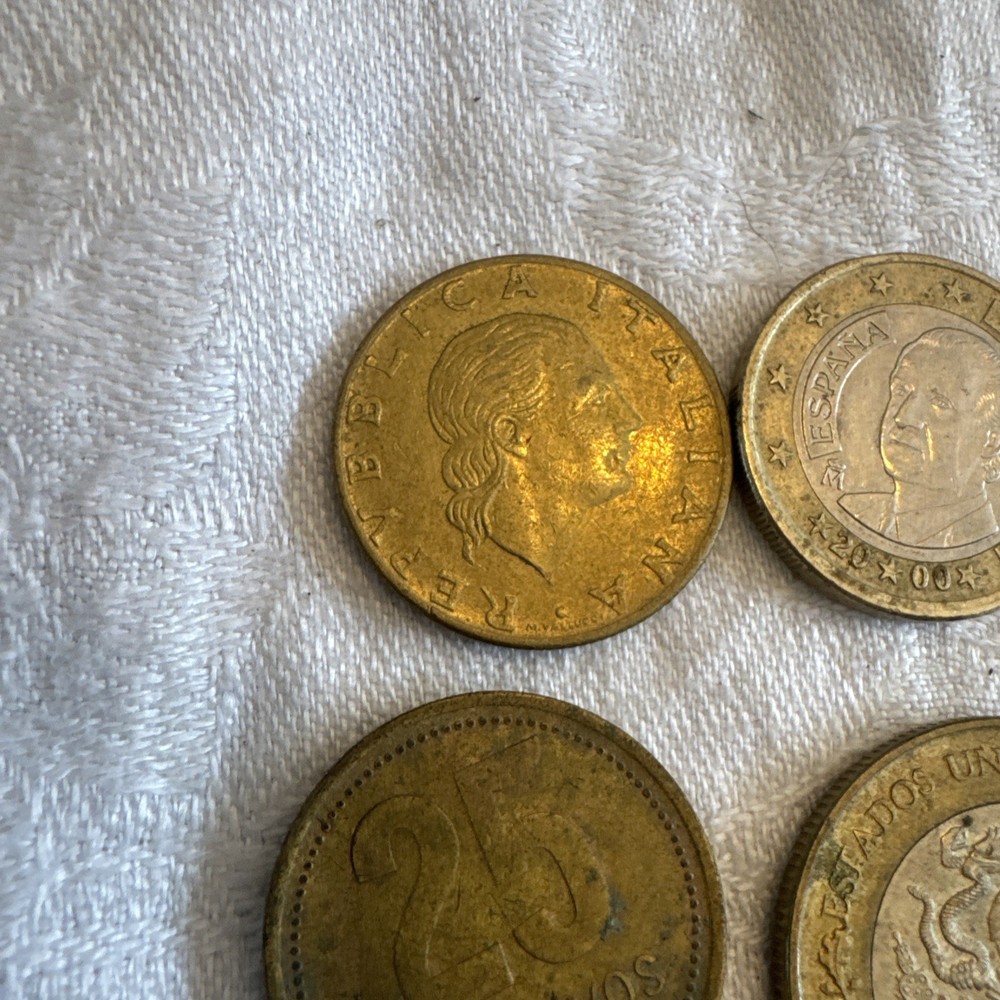 6 Foreign Coins