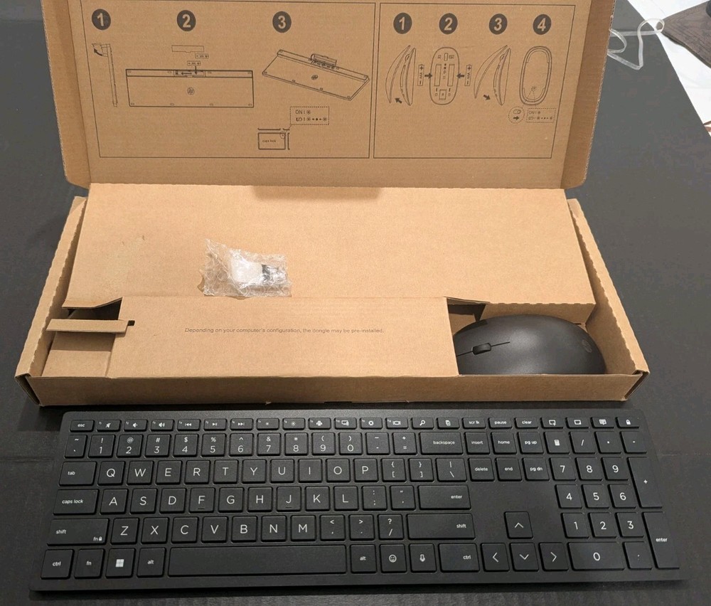 HP 710 USB Meteor Silver Keyboard and Mouse Combo