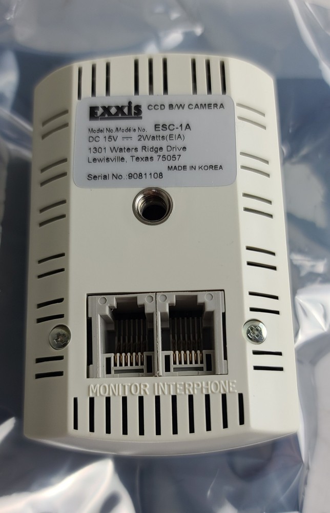 Exxis ccd B/W Camera Model ESC-1A ~ Open Box