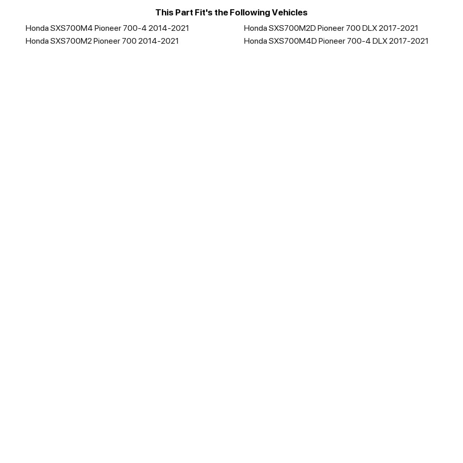 Open Trail 105495 UTV Plow Mount Kit