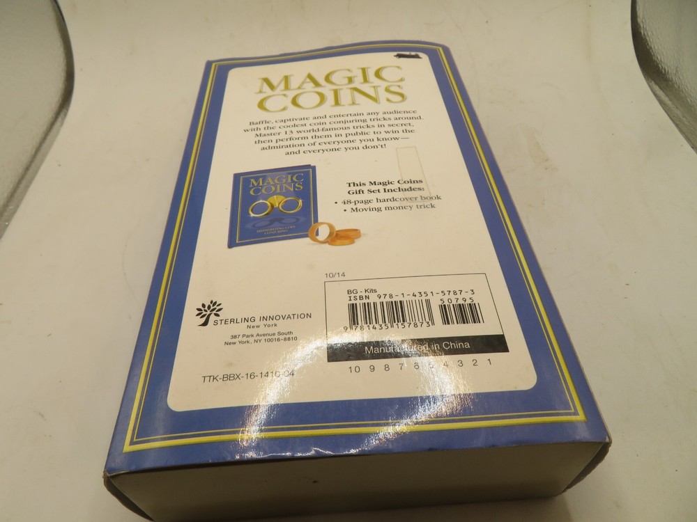 Mesmerizing Coin Conjuring Magic Coins Kit never opened