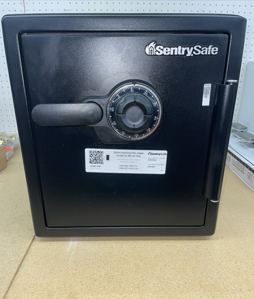 SentrySafe 1.2 cu. ft. Fireproof&Waterproof Safe w/Dial Combination Lock DENTED