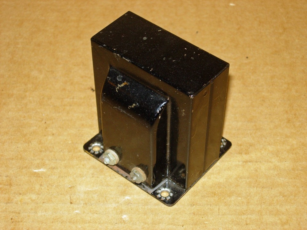 UNKNOWN MAKE AUDIO TRANSFORMER-1920s-PLATE TO PUSH-PULL GRIDS-TESTED OK