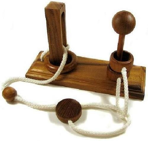 Oliver Plus String - Wooden  Brain Teaser Puzzle