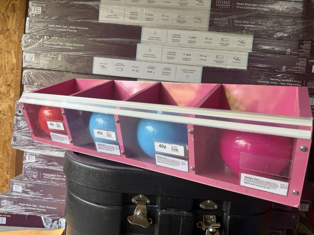 store display shelf container wall mounting clear front open Hanging Container