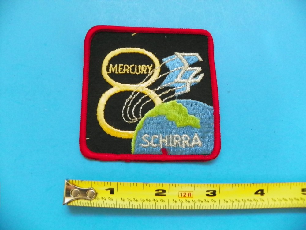 ORIGINAL NASA MERCURY 8 SCHIRRA SPACE PATCH