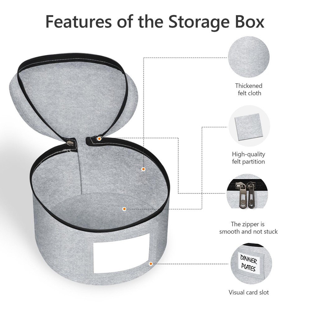 China Storage Containers 4 Piece Set Moving Boxes for Dinnerware Stackable Mo...