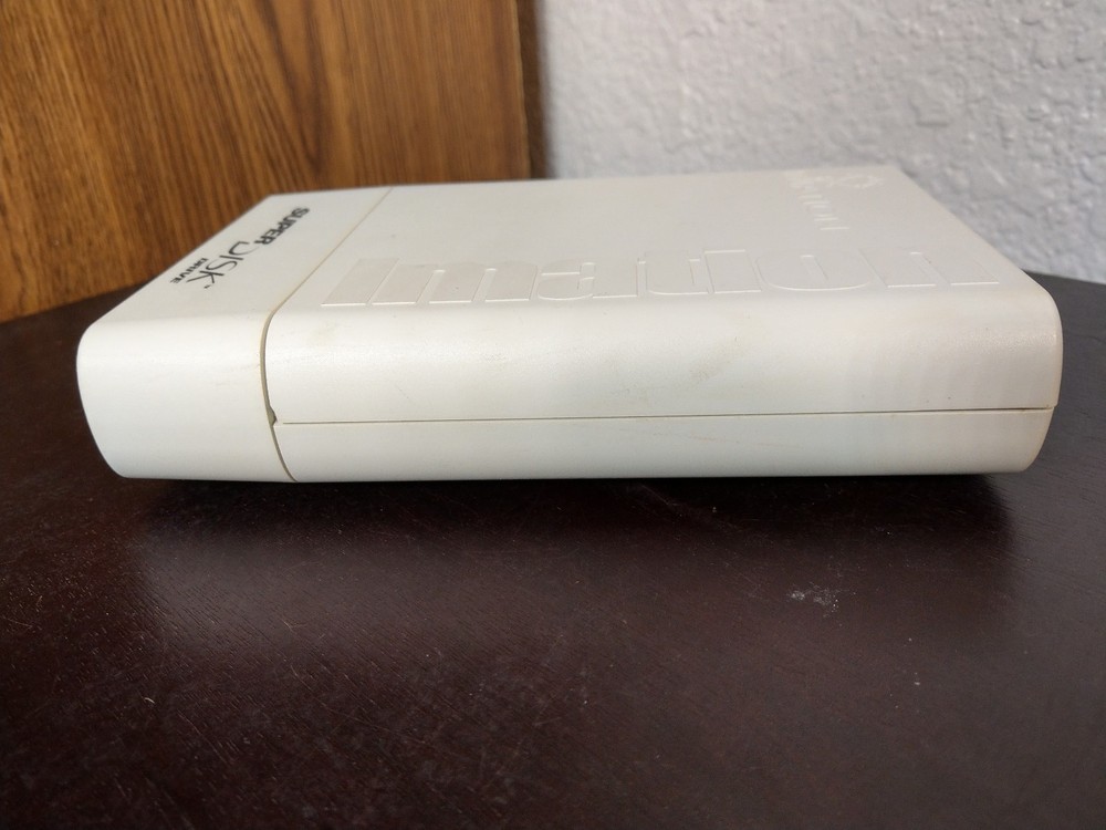 Imation Super Disk Drive PARALLEL External PC-Mac 120 MB with 5 Disks, Software