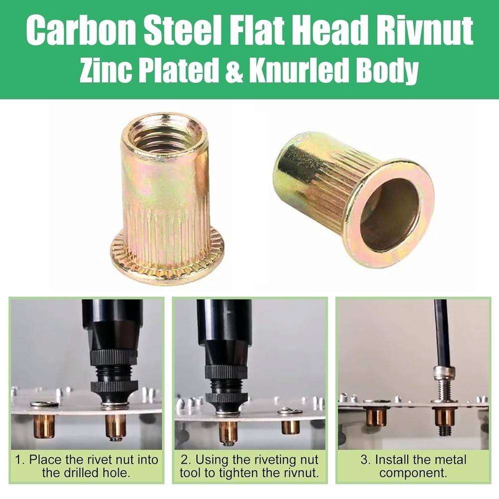 Carbon Steel Rivet Nut Threaded Insert