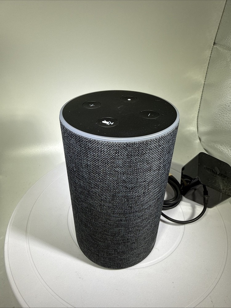 Amazon Echo 2nd Generation Wireless Smart Assistant Speaker Charcoal