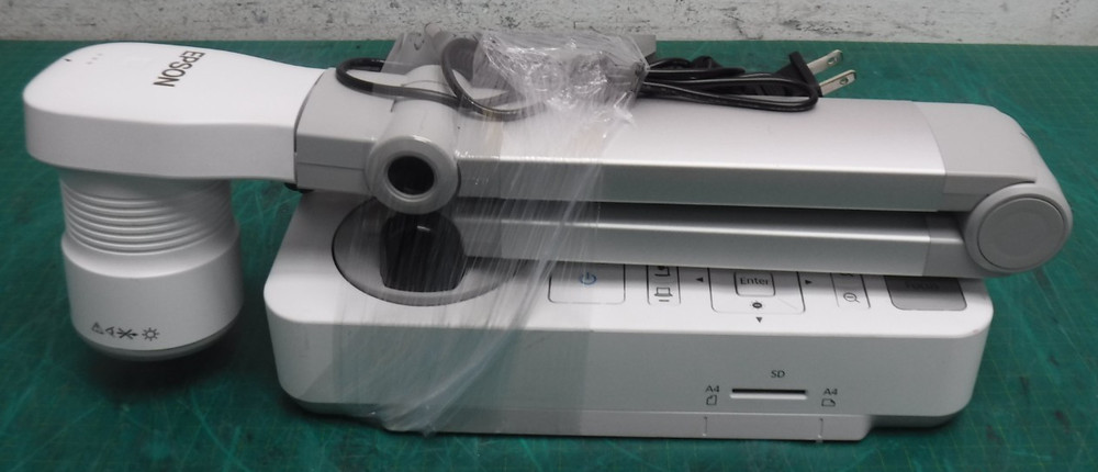 Epson ELPDC21 Document Camera with Power Supply – No USB Cable –Visual Presenter