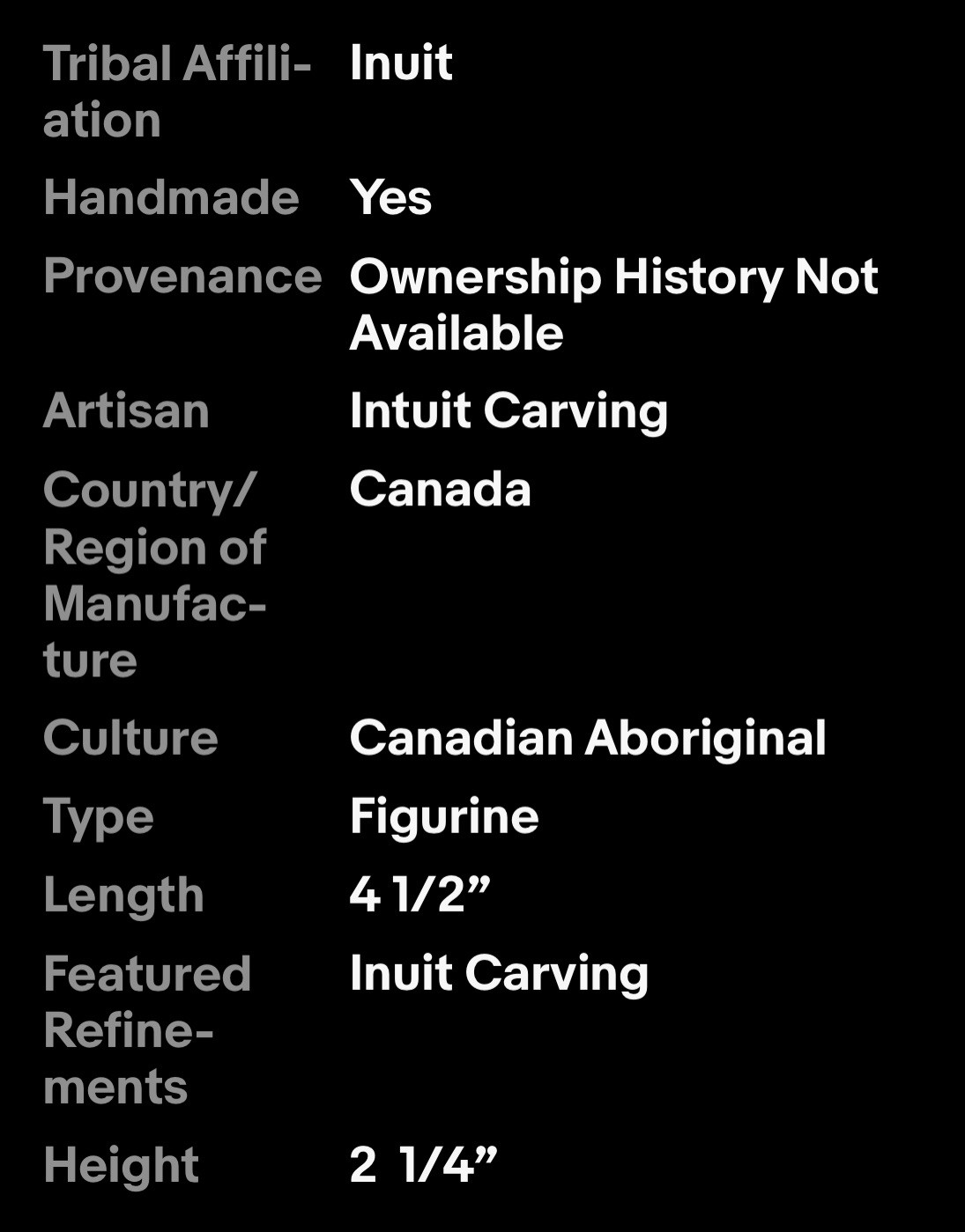 INUIT Eskimo Art Hand Carved Soapstone OTTER Signed Numbered Vintage