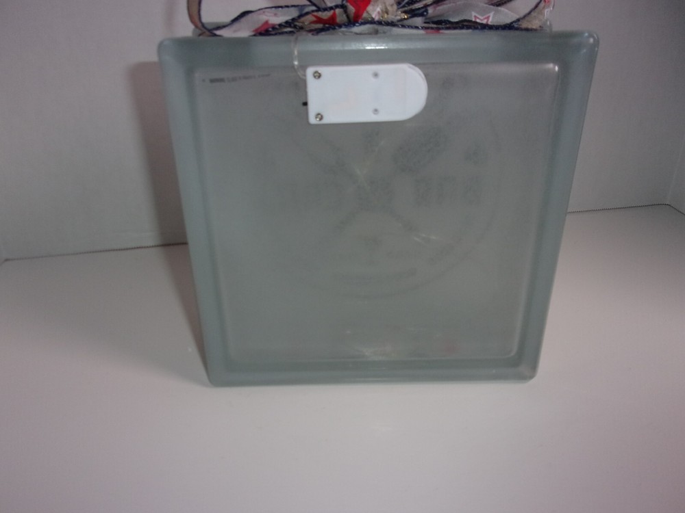 Backyard Bar & Grill Lighted Glass Block