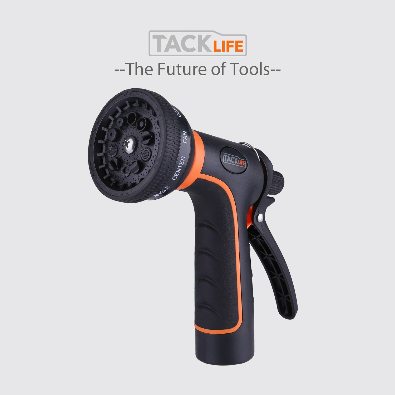 TACKLIFE Garden Hose Nozzle/Spray Nozzle 10 Patterns Water Nozzle/High Pressure/
