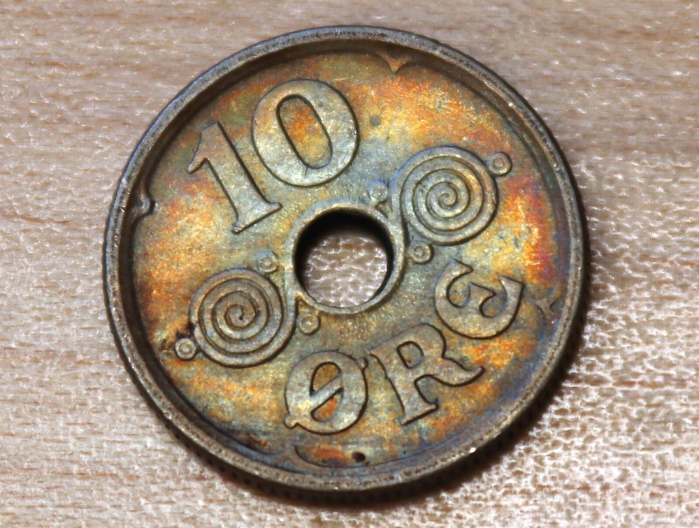 1924 Denmark 10 Ore