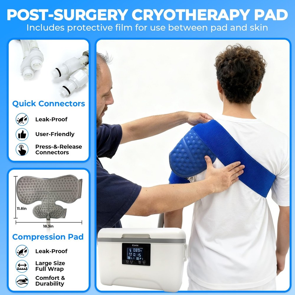 USED - EONIX Cold Therapy Machine with Programmable Timer,Compact and Portable