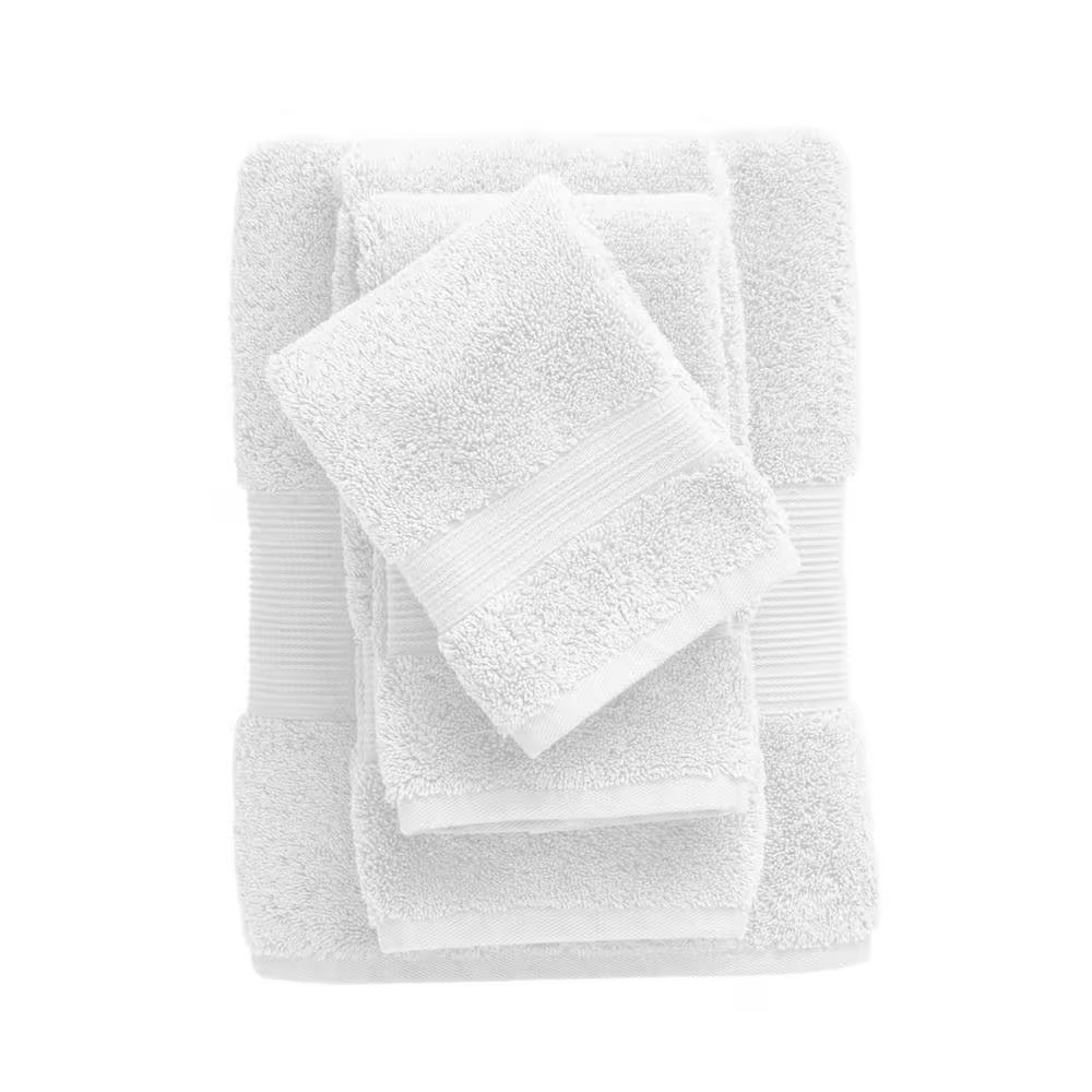 Legends Regal White Solid Egyptian Cotton Bath Towel