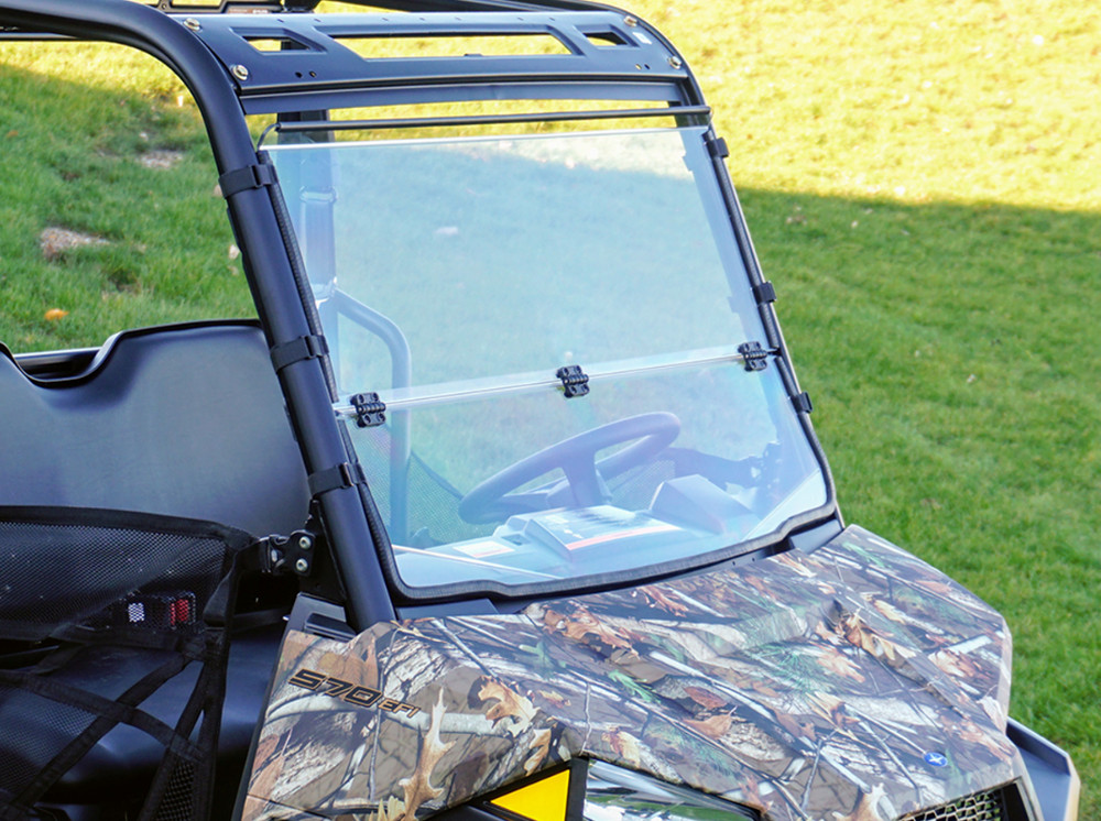 Polaris Ranger Midsize Scratch Resistant Folding Windshield