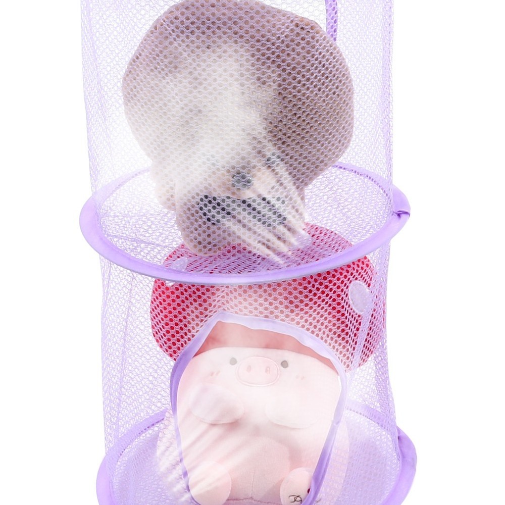 2 Pcs Multi Layer Hanging Drying Nets Foldable Mesh Basket For Clothes Socks