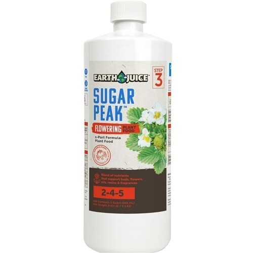 Earth Juice Sugar Peak Flowering / quart