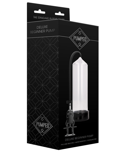 Shots Pumped Deluxe Beginner Pump Transparent Clear