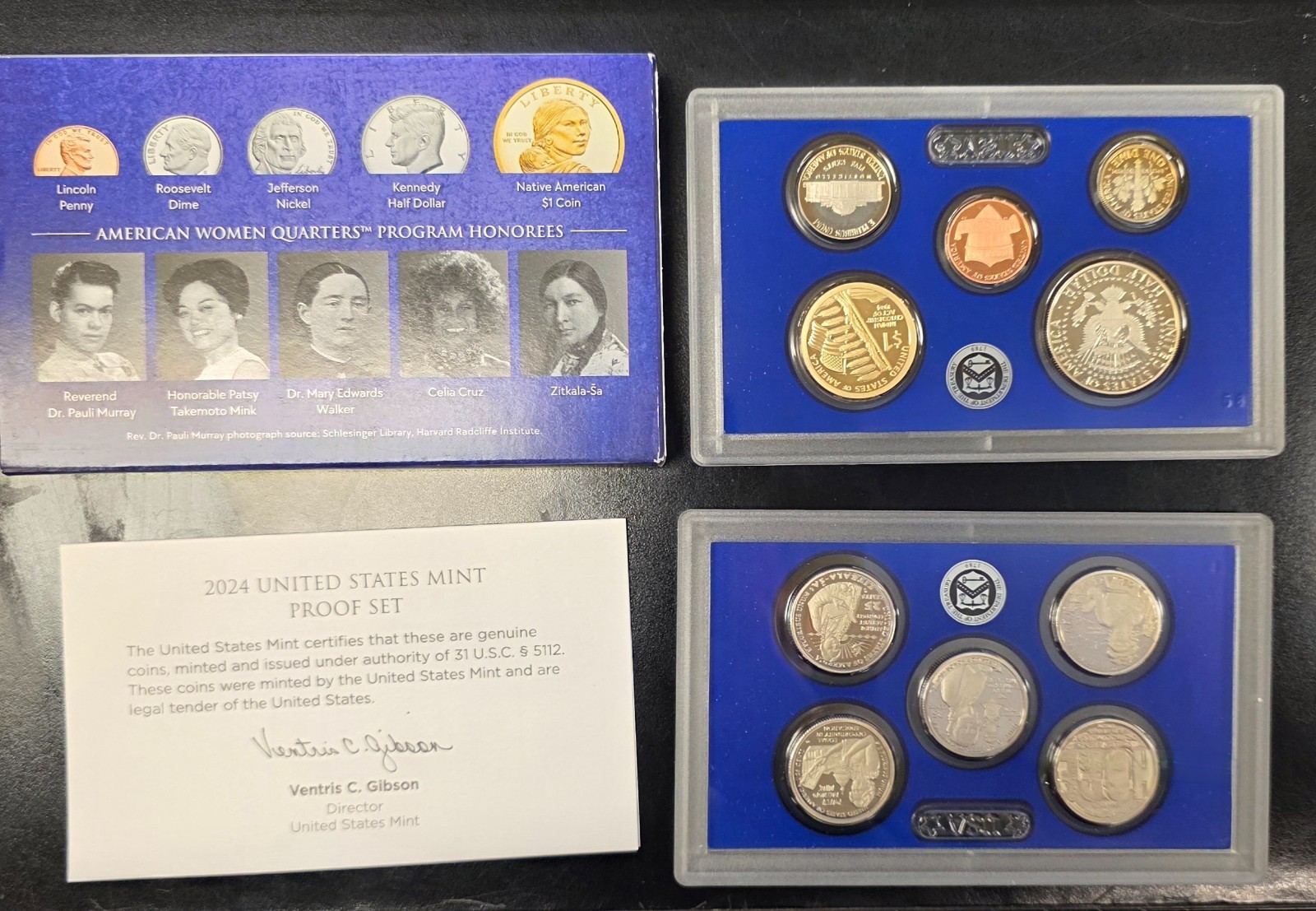 2024-S U.S. Mint Clad Proof Set - With Box & COA