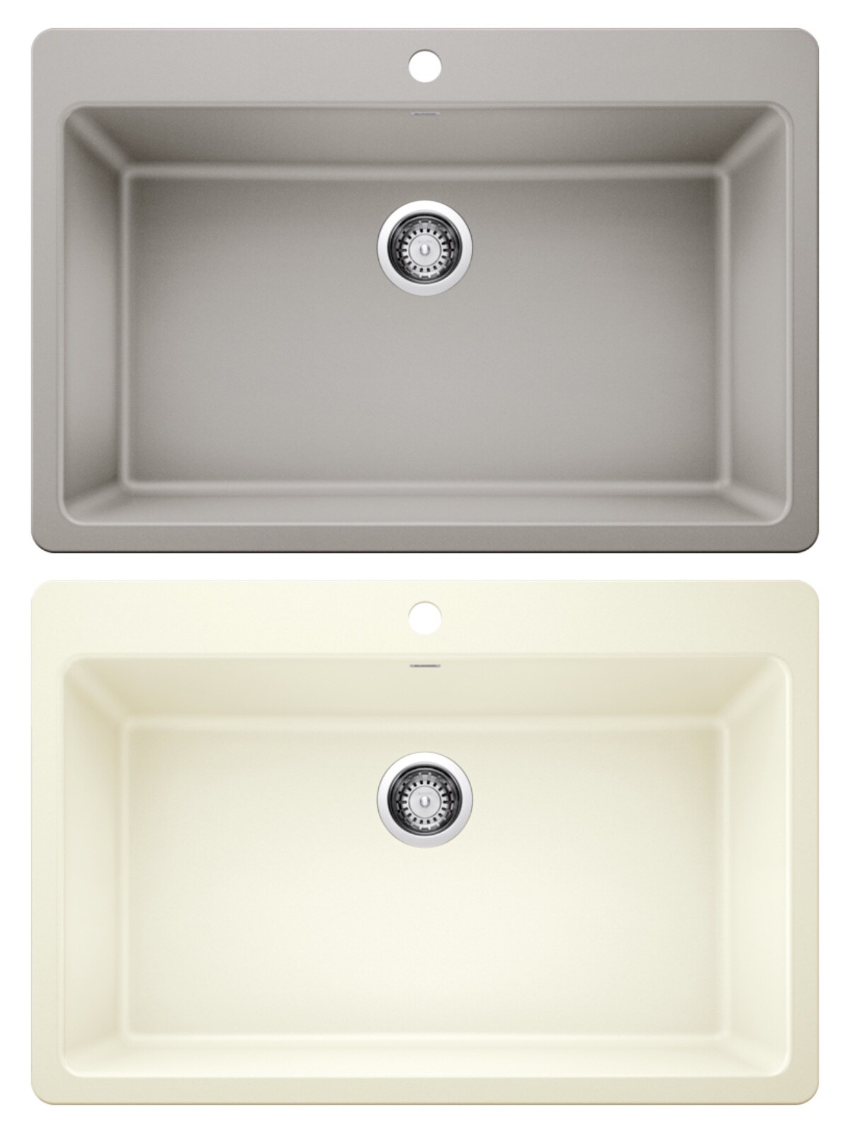 Blanco Corence 33" Super Single Kitchen Sink Drop-In/Undermount 443015, 443018