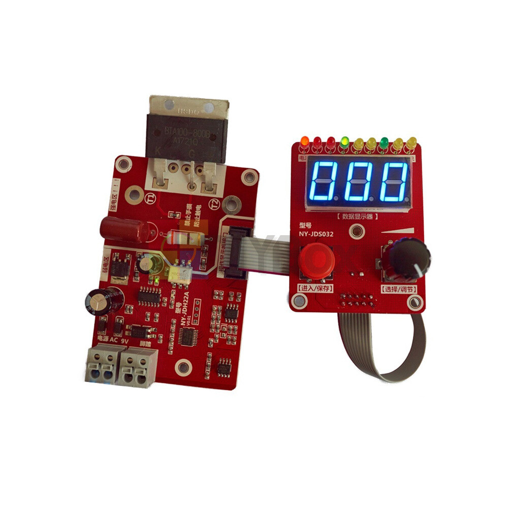 100A Spot Welder Machine Time Control Board Current Digital Display Controller