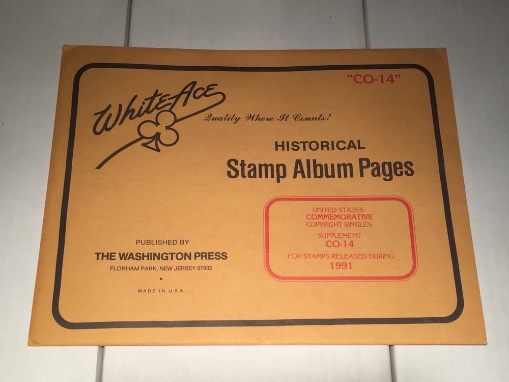 New Package White Ace Pages Commemorative Copyright Singles CO-14 1991