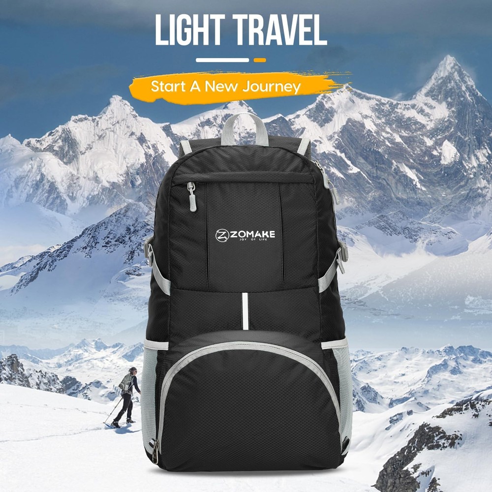 Lightweight Packable Backpack 35L, Light Foldable Backpacks Water Resistant C...