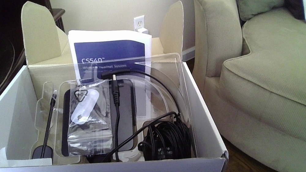 Headset-Plantronics CS540, Convertible-Dect-New Material Polyurethane