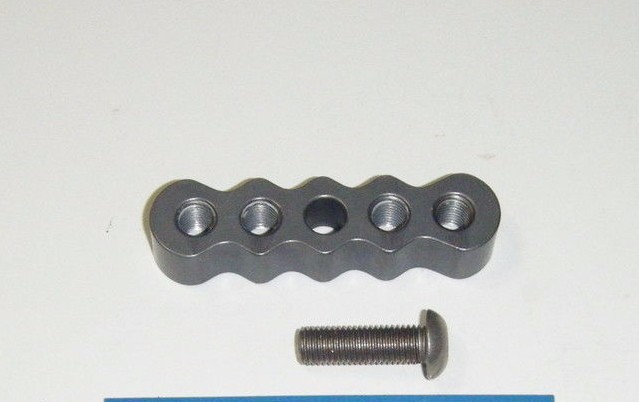 Davis Stabilizer Offset Bracket - 5 Hole Pewter Mount