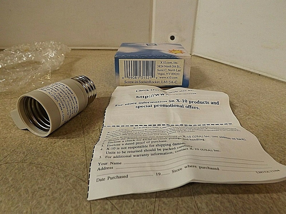 X-10 Screw-in SocketRocket, LM15A-C